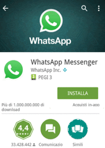 installazione whatsapp