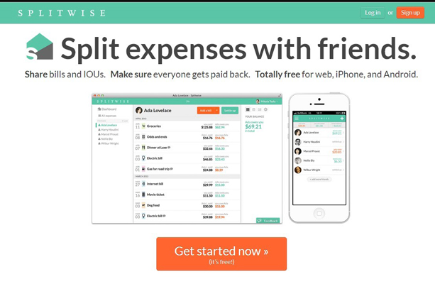 splitwise app per dividere le spese
