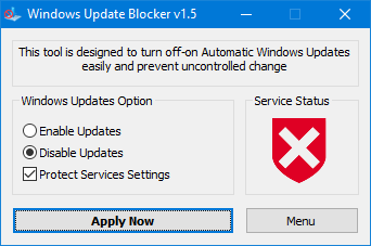 windows update blocker